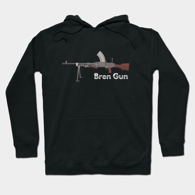 Bren Light Machine Gun Hoodie by NorseTech